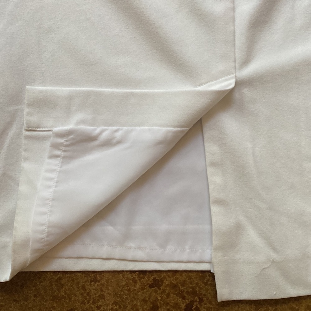 Talbots White Lined Stretch Flat Front Pencil Ski… - image 5